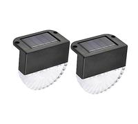 SEWOART 2 pièces Lumières Solaires Étanches pour Jardin de Lampes Extérieures Décoratives Éclairage de Piscine LED Accessoires pour Terrasse et Balustrade Éclairage de Chemin et Escalier