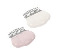 SEWOART 2 Pièces peigne de beauté balayette animal peigne de massage chat brosse de toilettage pour animaux de compagnie accessoires pour animaux de compagnie peigne de toilettage abdos