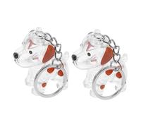 SEWOART 2 pièces Porte-clés Commémoratif pour Poils Animaux Compagnie Boîte Transparente pour Souvenirs de Chien Porte-clés Collecteur de Poils Accessoire Mémorial pour Garder Les