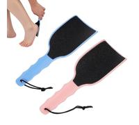 SEWOART 2 Pièces Râpe à Callosités Double Face Pieds Poignée Ergonomique en Plastique Surface Abrasive Destinée au Soin des Pieds L’élimination des Peaux Mortes Couleur Couleur Aléatoire