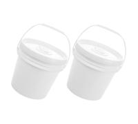 SEWOART 2 Pièces Seau de Rangement pour Lingettes Humides avec Couvercle Étanche Boîte Plastique pour Lingettes et Papier Mouchoir Conteneur Multifonction pour Voiture et Salle de Bain