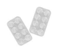 SEWOART 2 Pièces Silicone Resin Molds For DIY Crystal Faceted Gemstone Casting Transparent Epoxy Moulds For Jewelry And Home Decor Crafting
