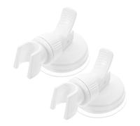 SEWOART 2 Pièces Support Pommeau à Main Ventouse Réglable Support Douchette sans Perçage pour Salle de Bain Fixation Amovible Multi-surfaces Lot