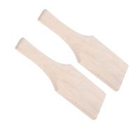 SEWOART 2 Pièces Wooden Pottery Paddle With Ergonomic Handle Large Surface Clay Modeling Board For DIY Ceramic Art Crafting And Smoothing