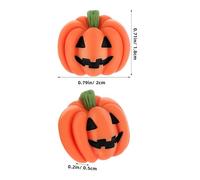 SEWOART 20 Pièces Autocollants Résine Halloween Flatback Citrouille DIY Décoration Mobile pour Uniques