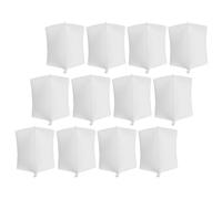 SEWOART 20 Pièces Ballon Cube Blanc en Pa pour Décoration Extérieure, Surface Écrivable Facile à Gonfler, pour Célébrations et Fêtes D'anniversaire