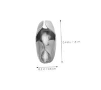 SEWOART 20 Pièces Boucle de connexion chaîne de perles fermoirs pour la fabrication de bijoux clip fermoirs chaine boule à chaîne Acier inoxydable