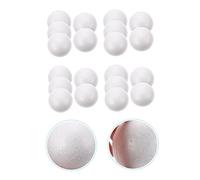 SEWOART 20 Pièces Boules Mousse DIY Ornements Forme de Boule pour Décoration de Noël Jouets Créatifs pour Garçon Fille et Sécurisé pour Activités Manuelles