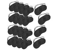 SEWOART 20 Pièces Masque pour les yeux jetable sommeil des yeux éclaircissant sous les yeux azurant deep sleep mask patch yeux aveugle couverture anti-lumière pour les yeux polyester Black