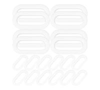 SEWOART 20 Poignées en Plastique Blanches pour Boîtes en Carton Accessoires de Rechange PP Poignées Robustes pour Déménagement et Rangement Kit 20 Pièces pour Boîtes de Transport et