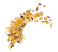 SEWOART 200 g de Gravier Poli irrégulier pour Aquarium de Tortues décoration de Jardin Gravier décoratif en Agate Jaune