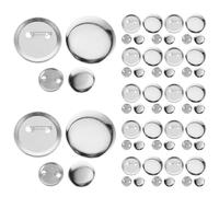 SEWOART 200 Lots De Boutons Métalliques Pour Badges Fournitures Pour Boutons Badges À Épingle