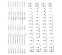 SEWOART 200 Pièces Serrage-tête en Acier Inoxydable Argenté de 7 Cm Ressort Compressé, Design Confortable et Résistant la Déformation, pour Accessoires de Cheveux DIY et Fêtes