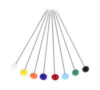 SEWOART 200pièces Épingles à Tête Verre pour Couture Lot de Multicolores Tête De Épingle pour Travaux Manuels