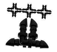 SEWOART 20Pièces Raccords Irrigation à à Coude Barbelé Kit pour Réparation de Tuyaux Arrosage Connecteurs Flexibles Sécurisés pour Systèmes Irrigation