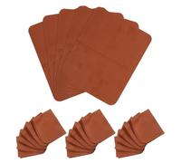 SEWOART 24 Pièces Lot de 24 Chiffons de Nettoyage en Microfibre Marron, Épais en Daim, Emballage Individuel, pour Lunettes, Écrans de Téléphone, Ordinateurs Portables, Miroirs et Objectifs