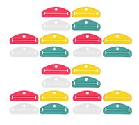 SEWOART 24 Pièces Presse-tube Dentifrice Plastique Distributeur Manuel Portable Multi-usage pour Crèmes Visage Lotion Mains et Cosmétique Accessoire Salle de Bain Compact Anti-gaspillage