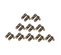 SEWOART 25 pièces Loquets à Crochets Droits Bronze Antique Verrou de Coffre pour Boîte à Bijoux Boîte à Outils et Valise Fermeture Bascule Durable et Antirouille