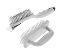 SEWOART 2Pièces Brosse de Nettoyage Acier Inoxydable pour Grill Outil Multifonction pour Barbecue et Nettoyage Domestique pour Extérieure et Intérieure