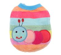 SEWOART 2pièces Gilet Flanelle Chien Chaleur Hiver Cartoon Petit Animal Vêtement XXS Caterpillar Pull pour Chiens Et