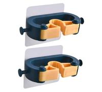 SEWOART 2pièces Support De Balai à Franges Mural Lot De Cintres Pour Salle De Bain Et Buanderie Sans Perforation Pour Outils De Nettoyage
