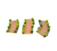 SEWOART 3 Pièces Mini Resin Stone Pathway Aquarium Decoration Curved Landscaping Steps for Micro Fish Tank Fairy Garden Underwater Ornaments for Aquatic Micro Landscapes