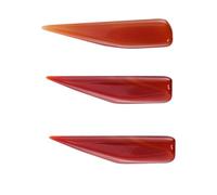 SEWOART 3 pièces Outil de Polissage Agate pour Bijoux Couteau Brunisseur Portable pour Entretien Bagues et Bracelets Or et et Pratique pour Finition Fine