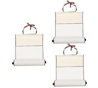 SEWOART 3 Pièces parchemin vierge papier de dessin de parchemins long rouleau de papier sumi rouleau de dessin Vide paperwhite paperblank écriture fourniture de peinture