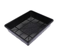 SEWOART 3 PièCes Plateau De Semis 36.50X29.50X7.20Cm Bac De Jardinage LéGer Design Perforé pour Drainage Taux De Germination ÉLevé pour Jardin Balcon Potager