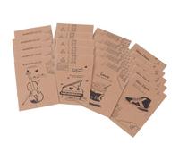 SEWOART 30 Pièces Carnet Rétro en Papier Kraft, Cahier Scolaire Marron | Papier Classique, Style Rétro et Design Sobre, pour Écriture et Présentation Élève Style Aléatoire