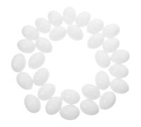 SEWOART 30 Pièces Injection d'eau Faux De Pigeon Mignon Tout Petit Faux d'oiseaux Éclosion Artificiels Simulation Rempli Jouets Simulé Ponte D' l'eau Blanche