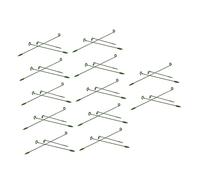 SEWOART 30 pièces Tuteurs Plantes Support Robuste pour Orchidées et Vert Naturel Tuteur Potager Support Fixe Bonsai Chute