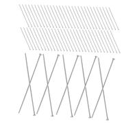 SEWOART 300 Pièces épingle à perles en forme de T Constructions de bijoux Épingles à matelasser broches rondes en acier inoxydable fournitures pour la fabrication de bijoux Silver