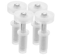 SEWOART 4 pièces Charnières Double Pliure pour Porte Placard Kit Métal Robuste Pivots Lisses pour Portes Pliantes Accessoires Quincaillerie pour Remplacement et Installation