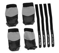 SEWOART 4 Pièces Chaussures Imperméables pour Chiens et Chats Bottines Antigriffes avec Semelle Souple et Isolation Thermique Protège-Pattes pour Soins Toilettage et Promenade