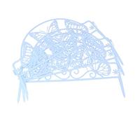 SEWOART 4 Pièces Clôture Jardin Plastique Blanche Bordure Décorative Extérieure pour Patios et Style Champêtre Pratique et Personnalisable