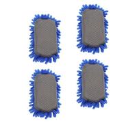 SEWOART 4 pièces Gomme Blanche Effaçable Double Face Microfibre Effaceur Tableau et Ardoise Lot pour Bureau École et Maison Nettoyage sans Trace