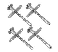 SEWOART 4 pièces Loquet à Ressort Sécurisé pour Lit Goupille Verrouillage Compatible Armoires et Fenêtres Lot de Polyvalent