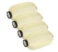 SEWOART 4 Pièces Lot de Lanternes Japonaises Suspendues Abat-jour Imperméable Satiné Pliable pour Décoration Jardin Bar à Sushi Fête Intérieure et Extérieure