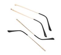 SEWOART 4 Pièces Metal Glasses Temple Arms Replacement Double Tooth Eyeglass Legs For Frame Repair