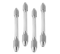 SEWOART 4 Pièces Mini Étau à Broche Double Tête Hexagonal Outil Manuel de Précision pour Horlogerie Fabrication de Bijoux et Bricolage