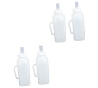 SEWOART 4 Pièces Nourrisseur De Lait pour Veaux Bouteille De Lait De Cochon Jouets pour Chiens Petits Chiens Biberon pour Veau Bouteille De Lait De Chèvre Porte-Bouteille De Lait Plastique