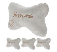 SEWOART 4 Pièces Oreiller Ergonomique Coussin Cervical pour Voiture Car headrest Oreiller Cervical pour Conduire pour la Voiture Grey