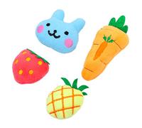 SEWOART 4 Pièces pour Chat Spray pour Chats Jouets Trucs de Chat Morsure de Chat Interactive Cat Toy Rabbit Toys d'herbe à Chat en Peluche à mâcher à l'herbe à Chat