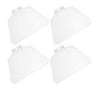 SEWOART 4 pièces Protections Oculaires pour Meuleuse de Banc Plastique Transparent Écran Facial Anti-poussière Accessoire Sécurité Touret Facile à Installer