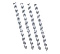 SEWOART 4 Pièces RV Seat Headrest Rods Straight Metal Poles for Car Headrest Replacement Ergonomic Auto Seat Support Bracket