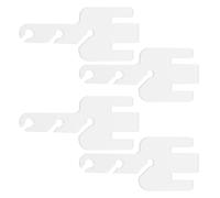 SEWOART 4 Pièces Tendeur De Machine à Tricoter Tricotin Tendeurs Accessoires De Machine à Tricoter Transparent