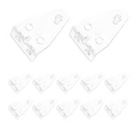 SEWOART 40 Pièces Crochets pour Stores en Plastique Effet Invisible, Protège Les Stores, Support de Fixation pour Portes et Fenêtres, pour Maison et Bureau