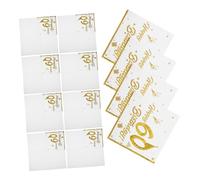 SEWOART 40pièces Serviettes De Fête Anniversaire Jetables Papier Décorations Pour Anniversaire Fournitures De Fête Essuie-mains