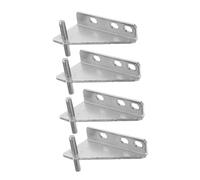 SEWOART 4pièces Charnières Acier Inoxydable Pour Portes De Congélateur Accessoires De Remplacement Avec Capuchons Caoutchouc Entre Et Silence